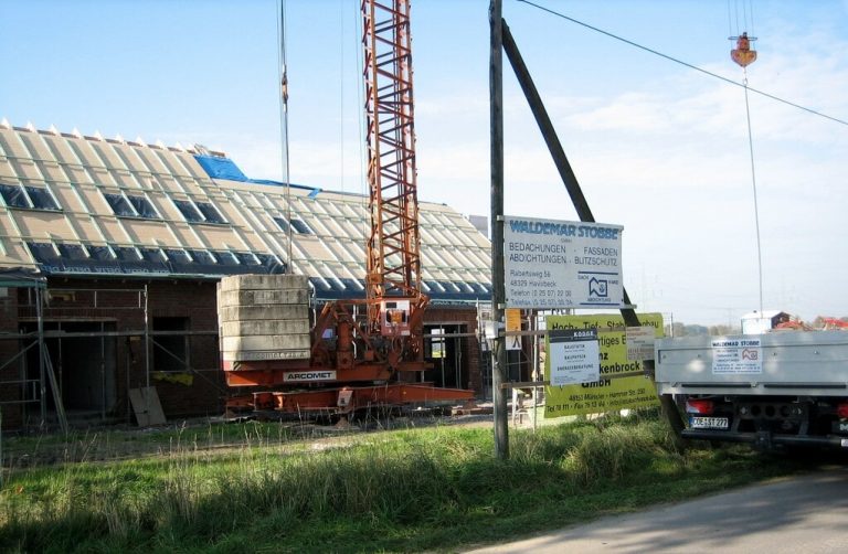 Die Waldemar Stobbe GmbH bei der Neueindeckung